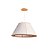 Pendente Catedral Rio Madelustre 60cm Linho Robust Madeira Natural E27 3415NA-92 - Imagem 1