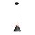 Pendente Cônico Madelustre Celeiro 20cm Preto ou Aço Corten Madeira Castanho E27 3323 - Imagem 1