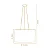 Pendente Madelustre Apollo Nature Ø65x39cm Boucle Natural 3xE27 Castanho Dourado 3423-88 - Imagem 2