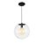 Pendente Madelustre Esphera Cristal Ø30cm Vidro Cristal Metal Cobre Dourado ou Preto E27 2783-94 - Imagem 2