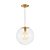 Pendente Madelustre Esphera Cristal Ø30cm Vidro Cristal Metal Cobre Dourado ou Preto E27 2783-94-4M - Imagem 2