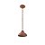 Pendente Madelustre Estancia Ø21cm Madeira Castanho Envelhecido Aço Corten 440 - Imagem 2