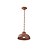 Pendente Madelustre Estancia Ø29cm Madeira Castanho Envelhecido Aço Corten 419 - Imagem 1