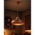 Pendente Madelustre Estancia Ø56cm Madeira Castanho Envelhecido Aço Corten 445 - Imagem 1