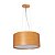 Pendente Madelustre Navi 53cm Madeira Castanho ou Imbuia com Defletor Acrílico E27 2634 - Imagem 2