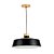 Pendente Madelustre Vibrance 30cm Metal Cobre Titânio Preto ou Branco Madeira Castanho 2807 - Imagem 3