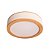 Plafon Madelustre Apollo 31cm com Boucle Natural 2 Lâmpadas 3414-88 - Imagem 1