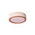 Plafon Madelustre Apollo LED 31cm 22W 3000K com Tela Sintética 3440 - Imagem 2
