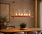 Lustre Metal Domado 6675 Lampe 7xG9 Halopin 100x53x35cm Alumínio Acrílico e Vidro Bivolt - Imagem 2