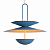 Pendente Metal Domado 6572 Eclipse Duo G 4xG9 Halopin 56x57x56cm Alumínio Bivolt - Imagem 1