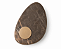 Arandela Metal Domado 6617 Bolle Rock Organic Flux Fita LED 10,7W 3000K 28,5x40x7cm Alumínio e Pedra Bivolt - Imagem 1