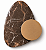 Arandela Metal Domado 6618 Bolle Rock Organic Flux Out Fita LED 12,6W 3000K 34x40x7cm Alumínio e Pedra Bivolt - Imagem 1