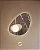 Arandela Metal Domado 6619 Bolle Rock Organic Ball Fita LED 6,3W G9 Halopin 28,5x40x15cm Alumínio Pedra e Vidro Bivolt - Imagem 2