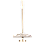 Pendente Metal Domado 6623 Bolle Rock Dupla Axs P Fita LED 2,8W 3000K 25x9x25cm Alumínio e Pedra Bivolt - Imagem 1