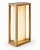 Arandela Metal Domado 6582 Almenara Slim P Fita LED 7,2W 3000K 25x30x10cm Alumínio e Acrílico Frisado Bivolt - Imagem 1