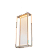 Pendente Metal Domado 6586 Almenara Vertical Fita LED 3,6W 3000K 25x50x10cm Alumínio e Acrílico Frisado Bivolt - Imagem 1