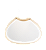 Pendente Metal Domado 6598 Almenara Plisê Fita LED 3,6W 3000K 42x43x6cm Alumínio e Acrílico Frisado Bivolt - Imagem 1