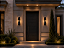 Arandela Metal Domado 6201 Toscana Arc Duo P E27 Filamento 14x40x13cm Alumínio e Vidro - Imagem 2