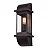 Arandela Metal Domado 6201 Toscana Arc Duo P E27 Filamento 14x40x13cm Alumínio e Vidro - Imagem 1