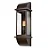 Arandela Metal Domado 6207 Toscana Arc Duo G E27 Filamento 18x60x17cm Alumínio e Vidro - Imagem 1