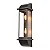 Arandela Metal Domado 6213 Toscana Arc Duo GG 2xE27 Filamento 25x92x24cm Alumínio e Vidro - Imagem 1