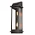 Arandela Metal Domado 6212 Toscana Arc GG 2xE27 Filamento 25x82x24cm Alumínio e Vidro - Imagem 1