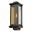 Arandela Metal Domado 6209 Toscana Trap Duo G E27 Filamento 18x45x17cm Alumínio e Vidro - Imagem 1
