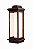 Arandela Metal Domado 6245 Toscana Trap Poli GG Fita LED 19,8W 3000K 25x74x24cm Alumínio e Vidro Bivolt - Imagem 1