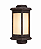 Arandela Metal Domado 6205 Toscana Trap Duo Poli P Fita LED 7,2W 3000K 14x40x13cm Alumínio e Vidro Bivolt - Imagem 1