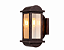 Arandela Metal Domado 6184 Toscana Arc Out P E27 Filamento 14x35x21cm Alumínio e Vidro - Imagem 1