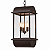 Pendente Metal Domado 6224 Toscana Arc G 4xE27 Filamento 48x96x48cm Alumínio e Vidro - Imagem 1