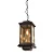 Pendente Metal Domado 6222 Toscana Trap P E27 Filamento 26x52x26cm Alumínio e Vidro - Imagem 1