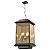 Pendente Metal Domado 6226 Toscana Trap G 4xE27 Filamento 49x86x49cm Alumínio e Vidro - Imagem 1