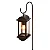 Balizador Metal Domado 6230 Toscana Arc E27 Filamento 13,5x65x20cm Alumínio e Vidro - Imagem 1