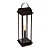 Lanterna Metal Domado 6236 Toscana Arc G E27 Filamento 25x86x25cm Alumínio e Vidro - Imagem 1