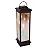 Lanterna Metal Domado 6239 Toscana Trap G E27 Filamento 25x86x25cm Alumínio e Vidro - Imagem 1