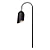 Balizador de Jardim Metal Domado Moobe Chanfro 6172 62cm Alumínio E27 - Imagem 1