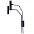 Arandela Metal Domado Moobe Tub Dupla 6180 70cm Alumínio GU10 - Imagem 1