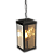 Pendente Metal Domado Retrô Quadrado Pequeno 5521P 36cm Alumínio e Vidro E27 - Imagem 1