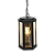 Pendente Metal Domado Retrô Sextavado Mini 5523PP 24cm Alumínio e Vidro E27 - Imagem 1