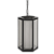 Pendente Metal Domado Retrô Sextavado Pequeno 5523P 36cm Alumínio e Vidro E27 - Imagem 1
