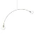 Pendente Metal Domado Arbo Ball Haste 6408 47cm Alumínio e Vidro E27 - Imagem 2