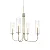 Lustre Metal Domado Arbo 6410 87cm Alumínio e Vidro E14 - Imagem 1