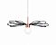 Pendente Metal Domado Fluid Daisy 35cm E27 6249E Alumínio e Acrílico - Imagem 1