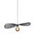Pendente Metal Domado Fluid Line 80cm Ball 6261B Alumínio Acrílico e Vidro E27 - Imagem 2