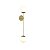 Arandela Metal Domado Sole Haste Dupla P 6069 E27 75cm - Imagem 2