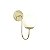 Arandela Metal Domado Sole Curve P 6072 E27 Vidro 32cm - Imagem 1