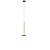 Pendente Metal Domado Sole PP 6089 G9 Vidro 34cm - Imagem 2