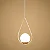 Pendente Metal Domado Sole Gota 6096 E27 Vidro 44cm - Imagem 3