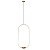 Pendente Metal Domado Sole Oval Simples Vertical 6097 - Imagem 2
